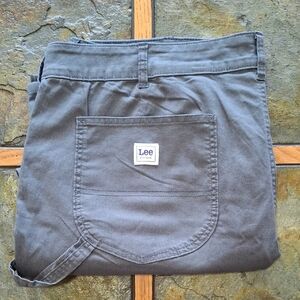 Lee Dark Muted Gray Carpenter Crop Pants